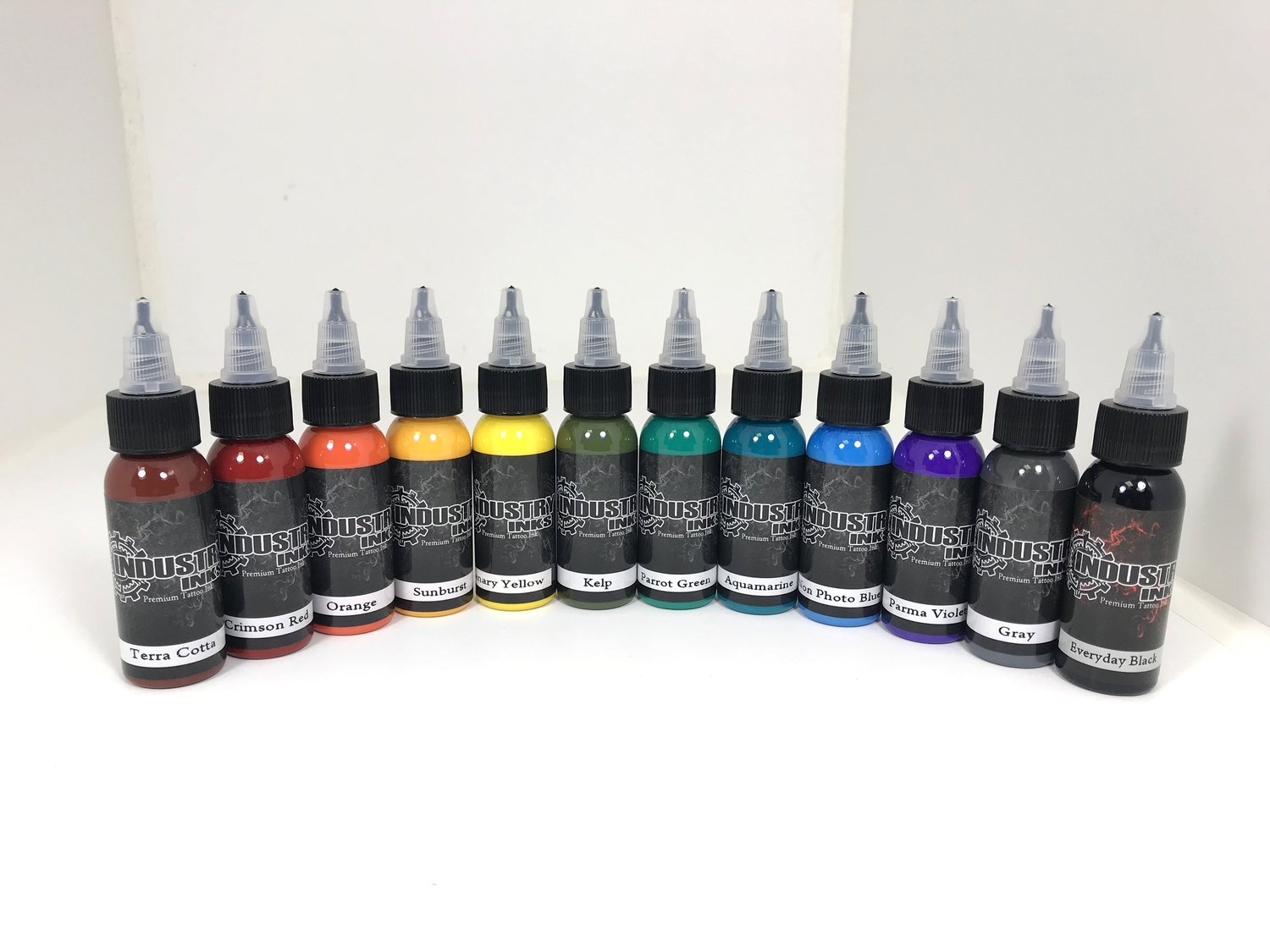 Industry Inks 1oz Traditional Plus Set 12 Colors Industry Inks 1oz Traditional Plus Set 12 Colors